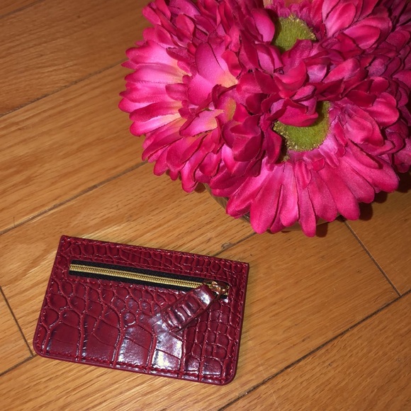 B-low The Belt Red CROC CARD CASE - Picture 3 of 4